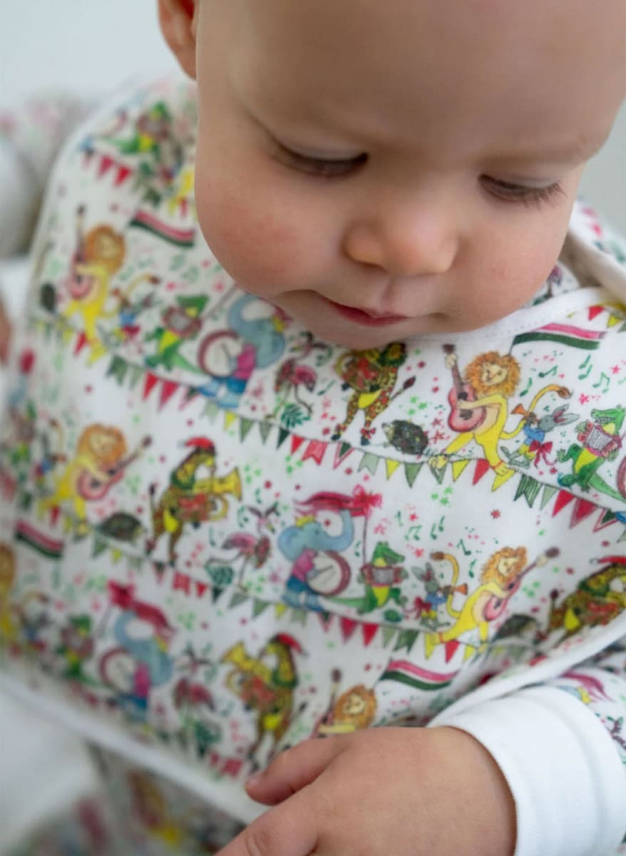 Classic Bib - Musical Jubilee In White