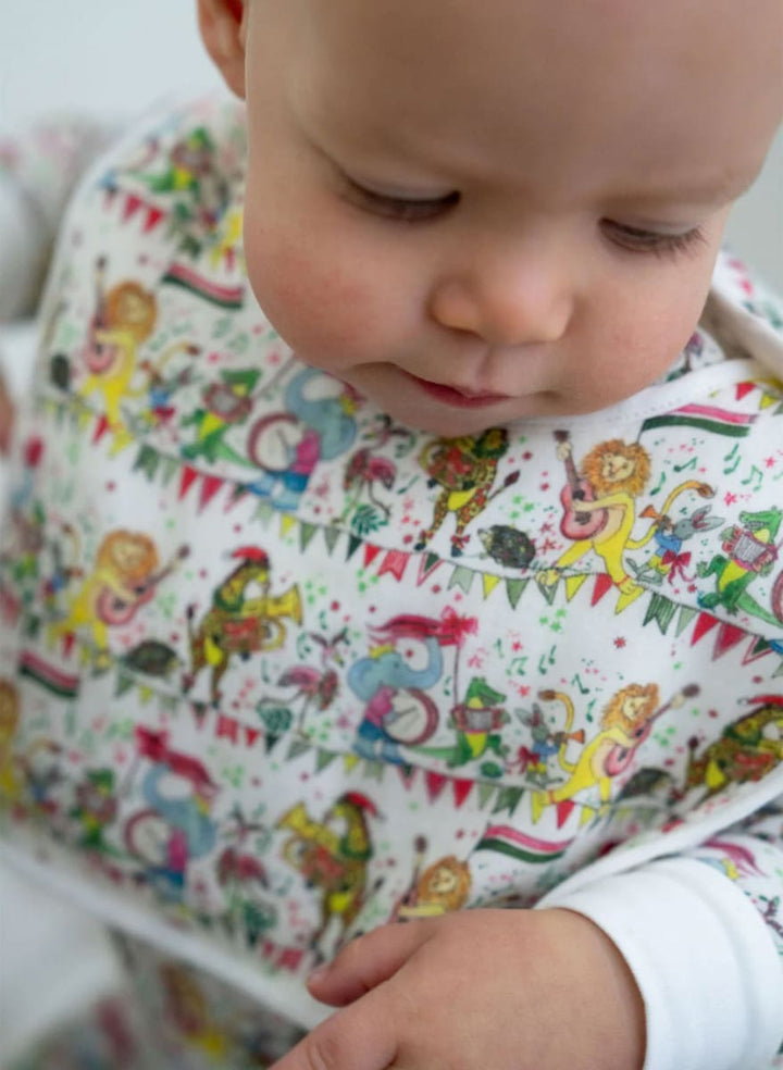 Classic Bib - Musical Jubilee In White
