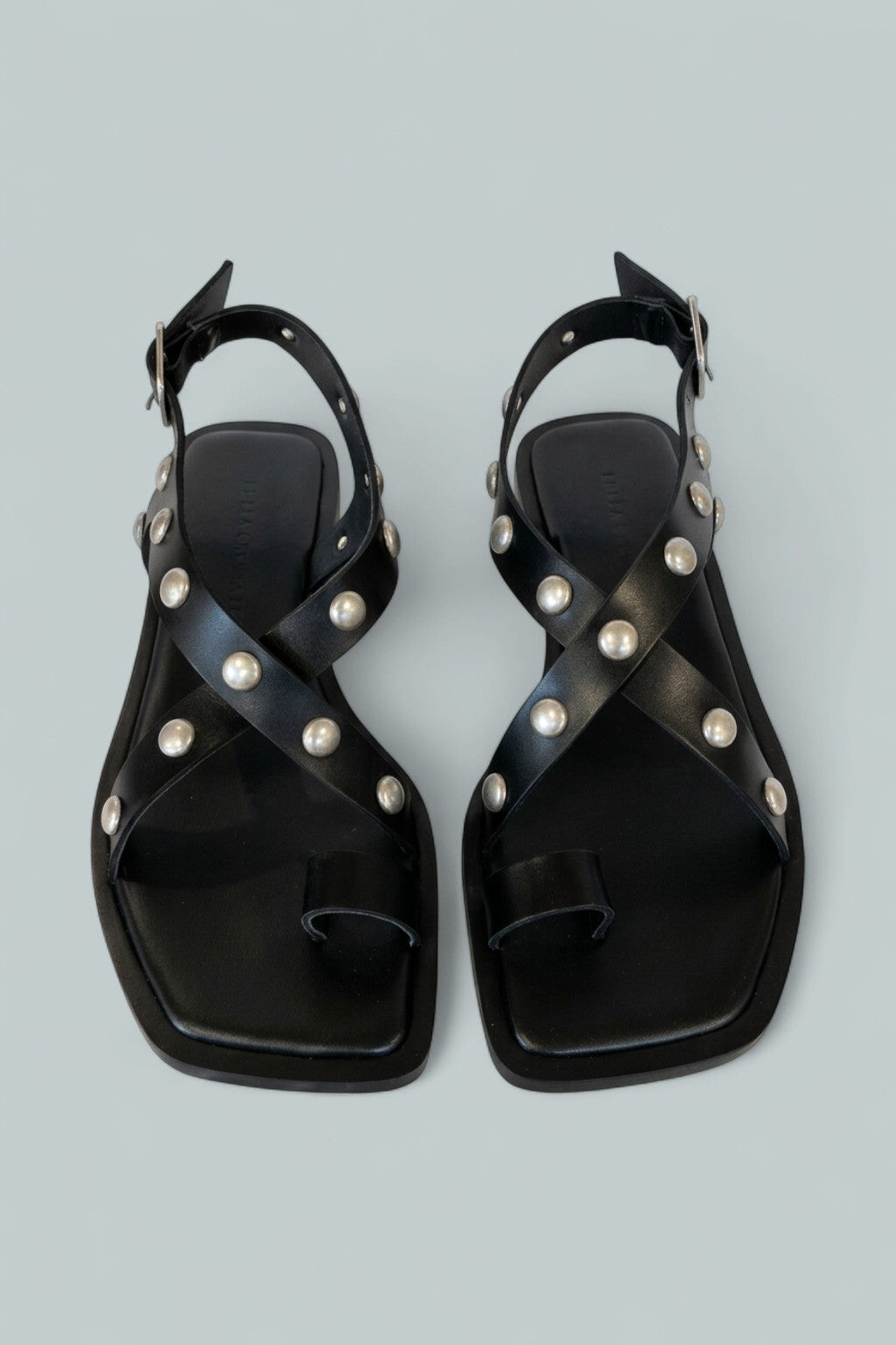 Women's Paxton Embellished Sandals - Black Studs