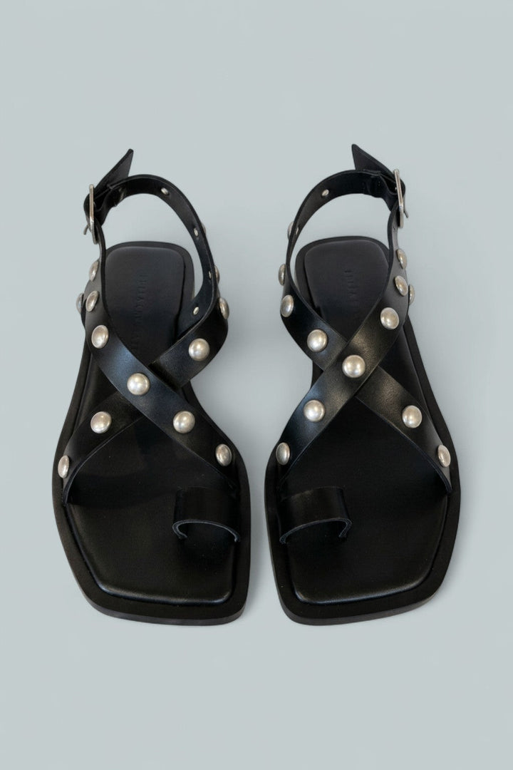 Women's Paxton Embellished Sandals - Black Studs