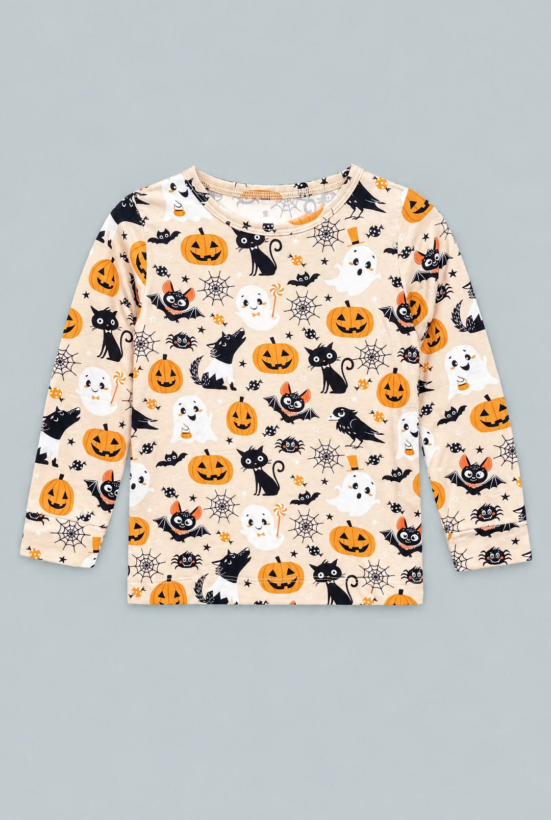 Big Kid Pajama Bats And Cats - Halloween