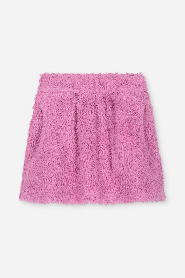 Jupe Gina Plush - Super Pink