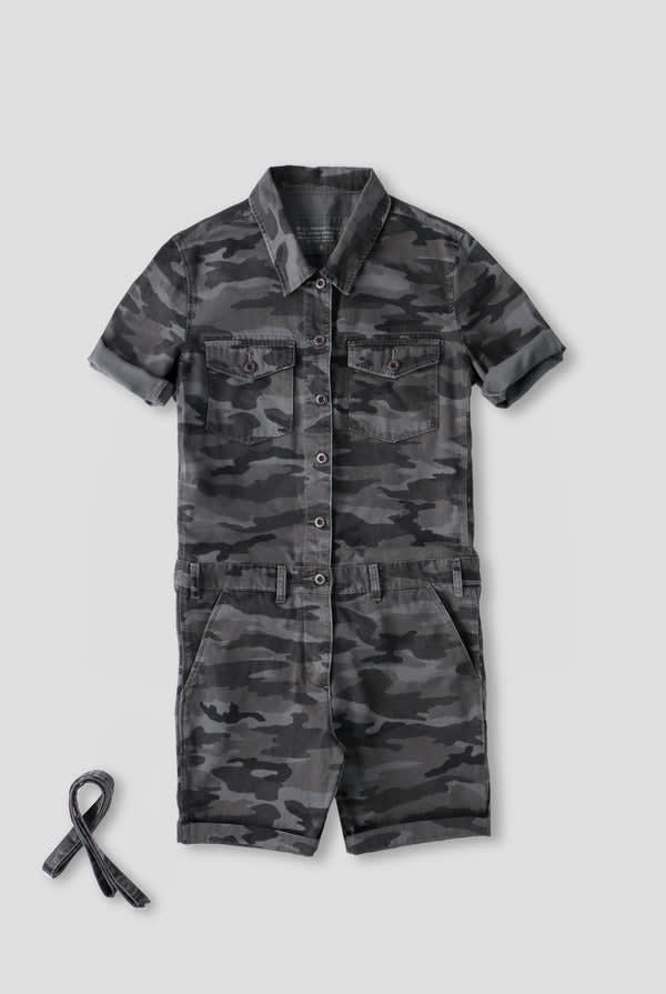 Jane Jumper - Charcoal Camouflage