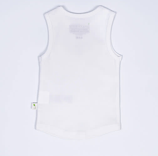 Bundle Of Joy Interlock Singlet - Innocence White