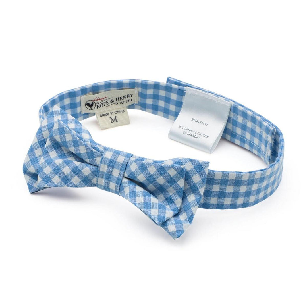 Classic Bow Tie - Blue Gingham