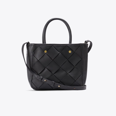 Carry-All Handwoven Satchel - Black