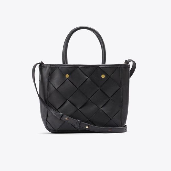 Carry-All Handwoven Satchel - Black