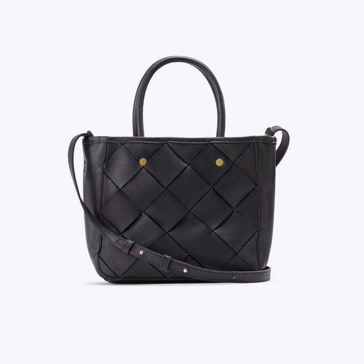 Carry-All Handwoven Satchel - Black