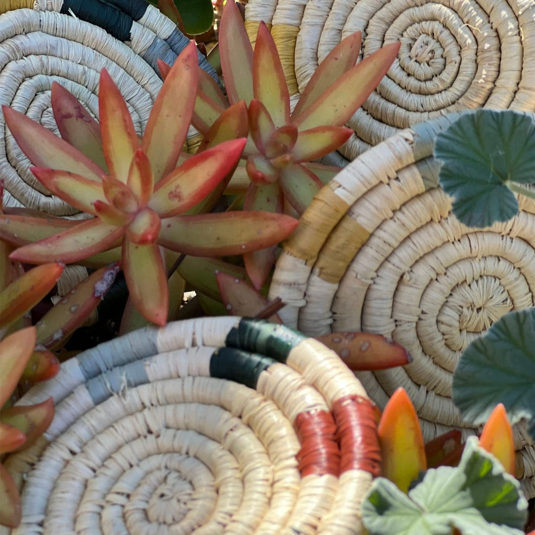 Nostalgia Woven Coasters (Set of 4)