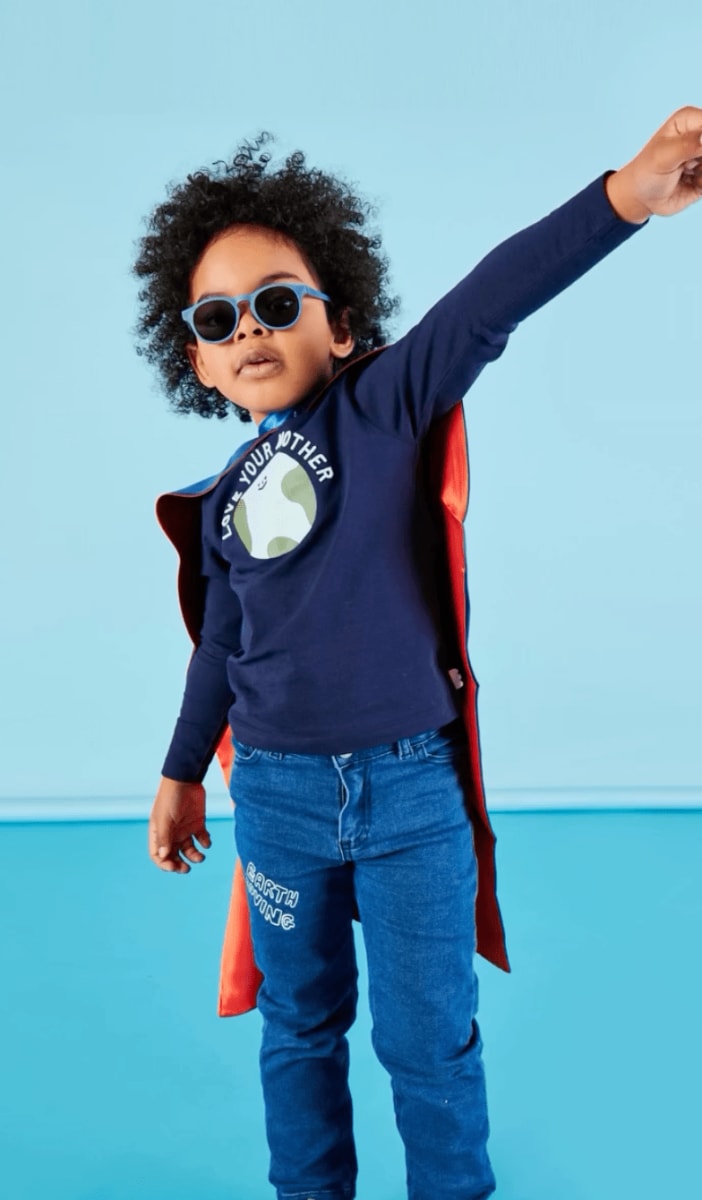 Boy Denim Regular Cut Jeans - Blue