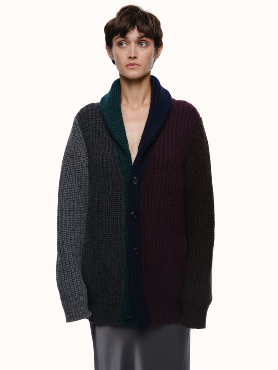 Quinn Cardigan - Dark Multi