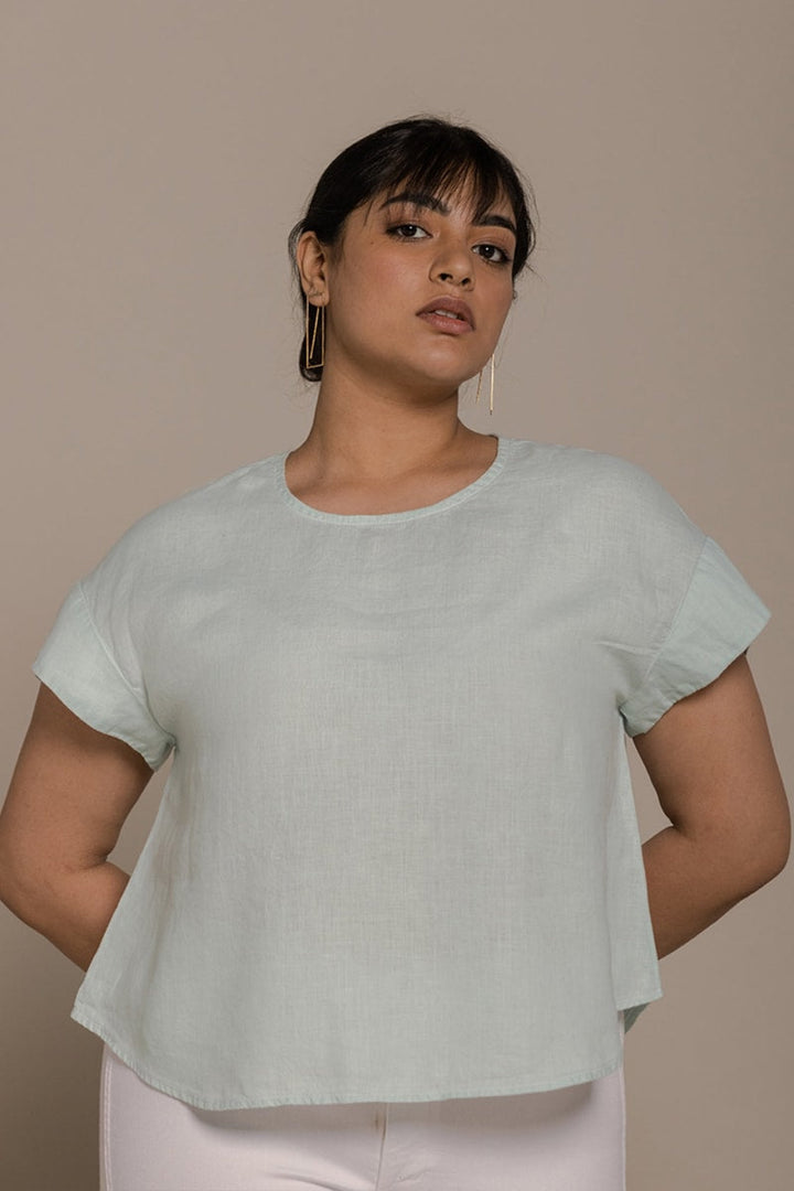 Sandcastle Saturdays Top - Sage Mint