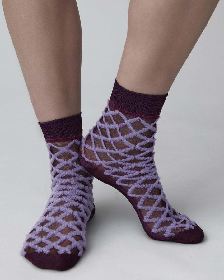Amelie Socks - Plum