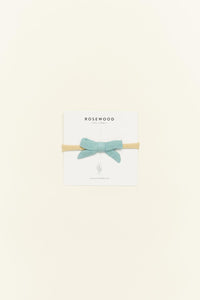 Mini Rosie Bow - Blue Sage
