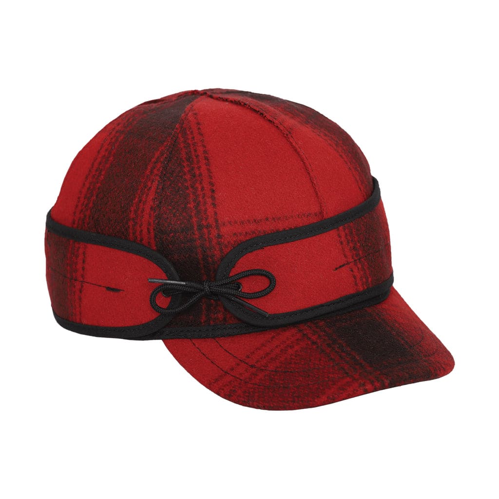 The Sidekick Cap - Red/black Plaid