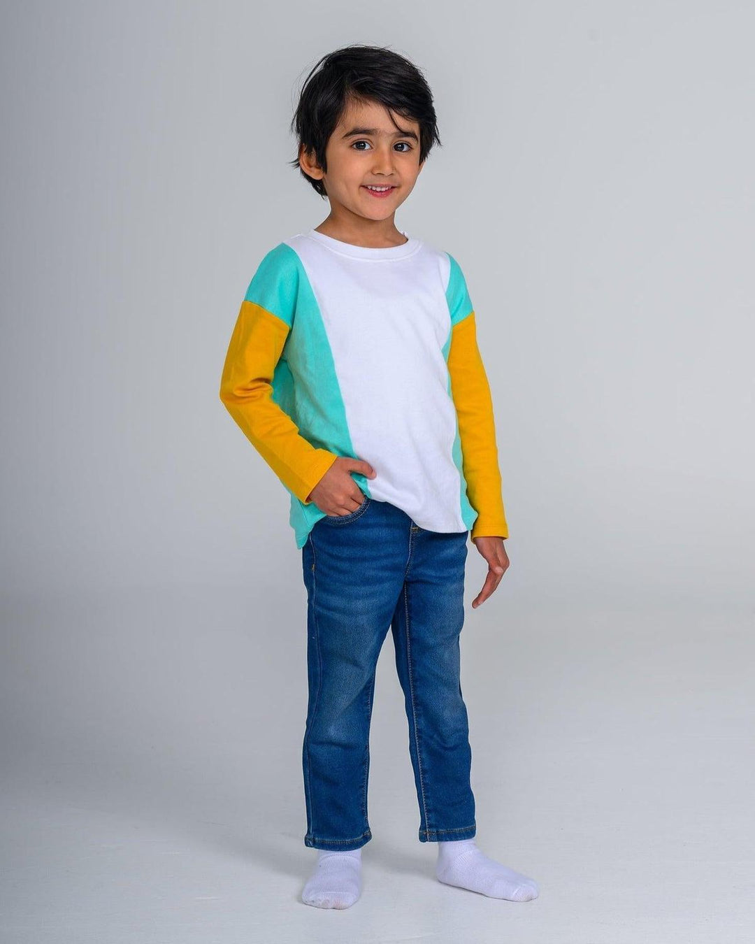 Long Sleeve Sunny T-shirt - Teal