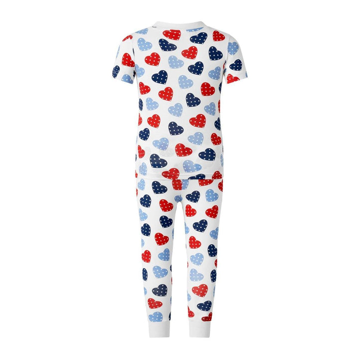 Scatter Heart Jersey Pajamas