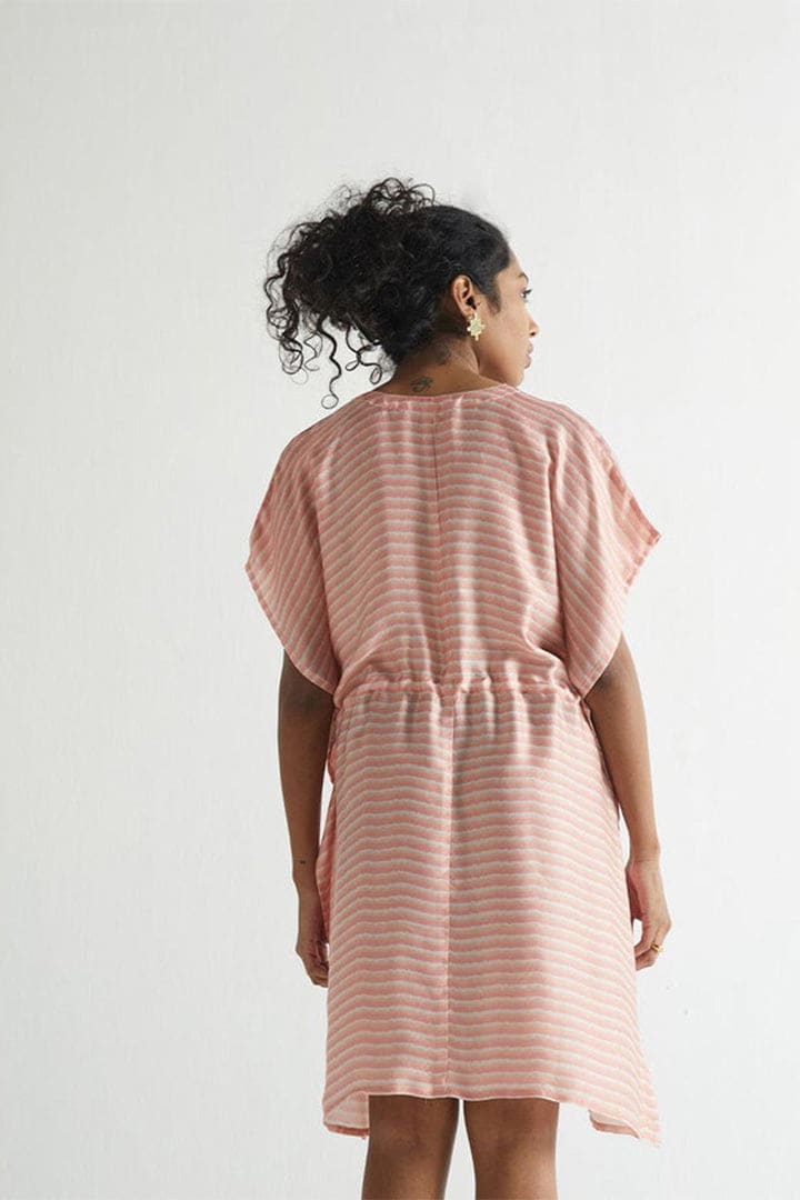 August Breeze Kaftan Dress - Sunrise Stripes