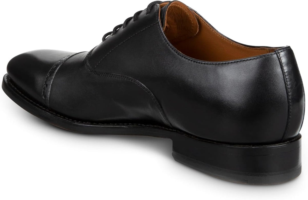 Brady Cap Toe Oxford - Black Leather