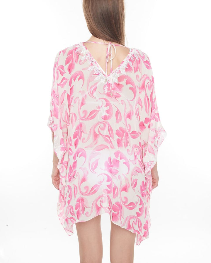 Martine Kaftan - Bright Floral Fuschia
