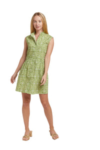 Maddie Dress - Verdant Mosaic
