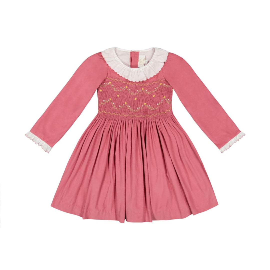 Chiara Smocked Dress - Pink