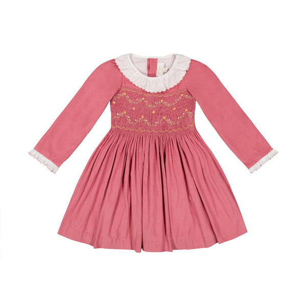 Chiara Smocked Dress - Pink