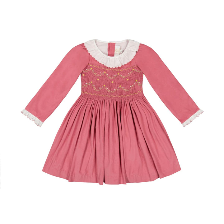 Chiara Smocked Dress - Pink