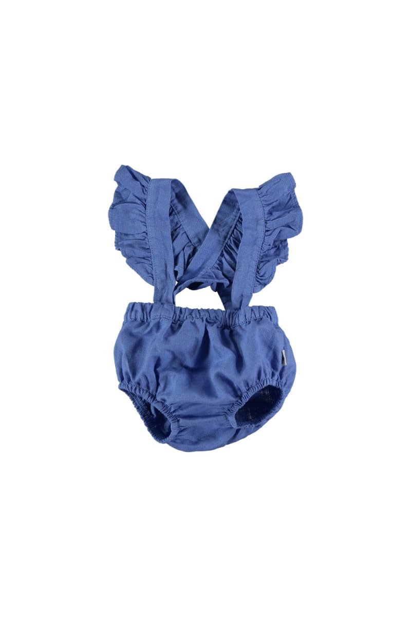 Linen Cotton Baby Bloomers - Royal Blue