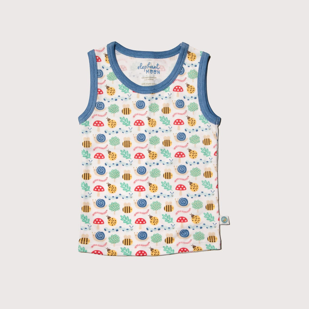 Sleeveless Vest - Busy Garden