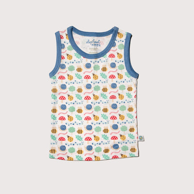 Sleeveless Vest - Busy Garden