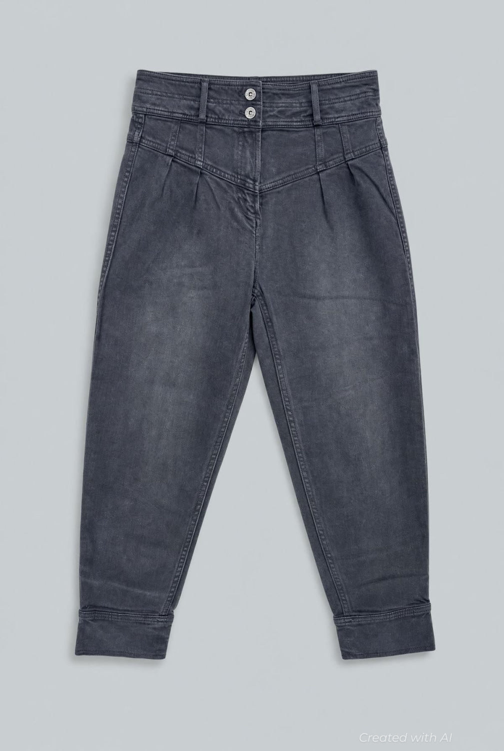 Yoke Front Denim - Black - Jeans