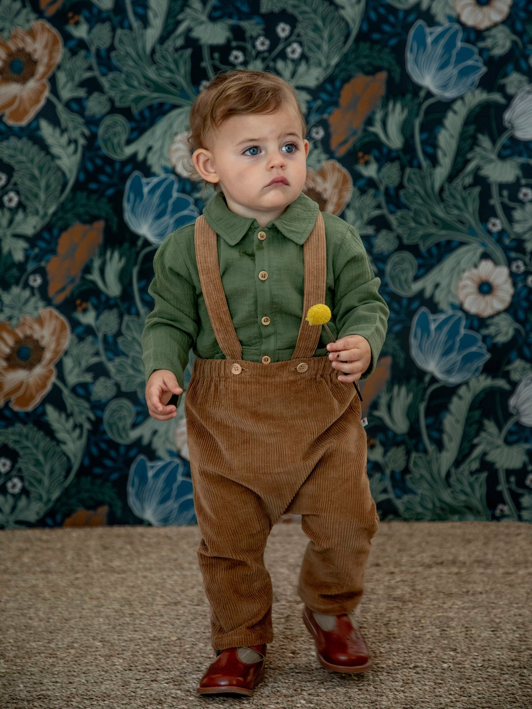 Baby Gabriel Cord Pants - Biscuit