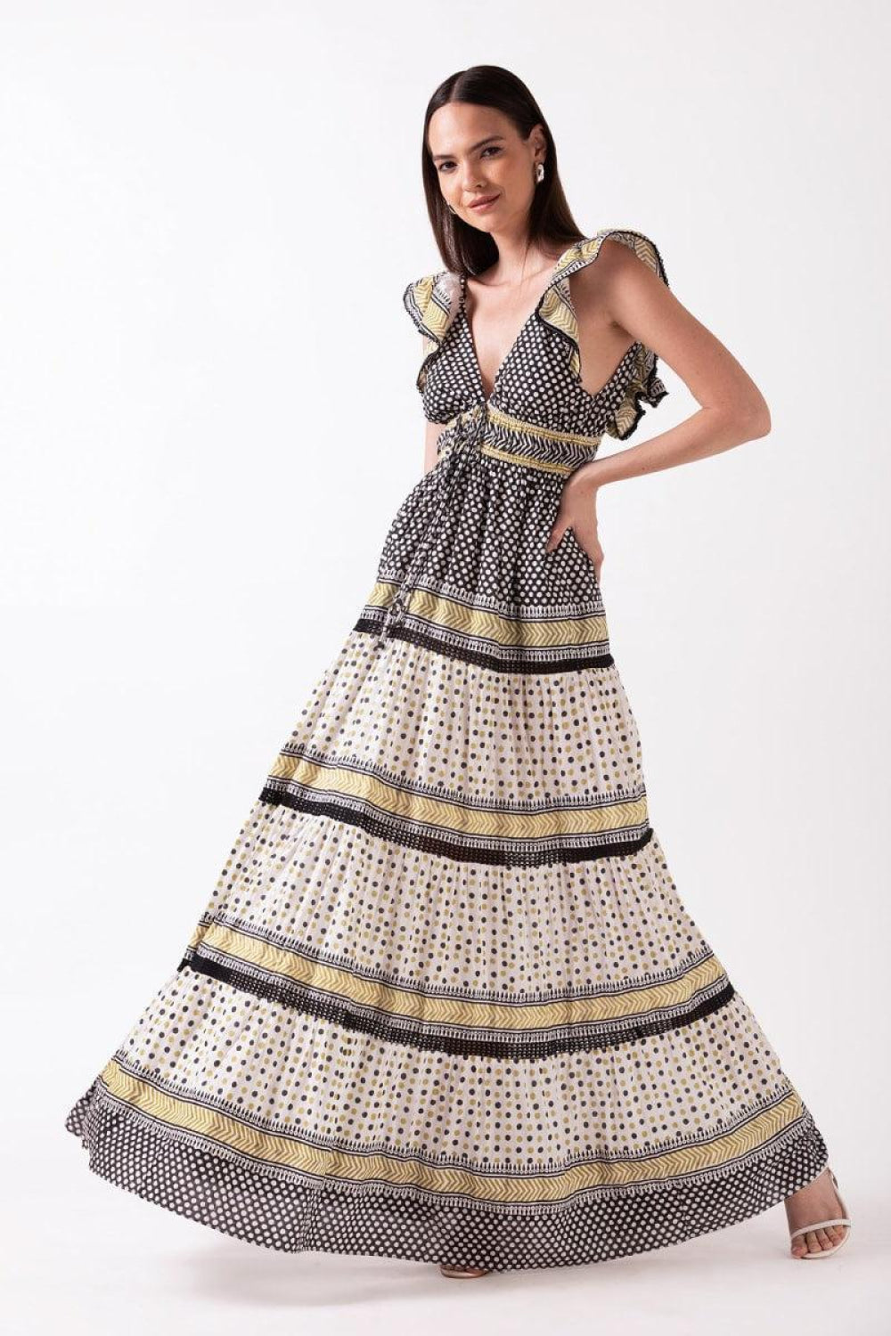 Yulia Maxi Dress - Multi - Dresses