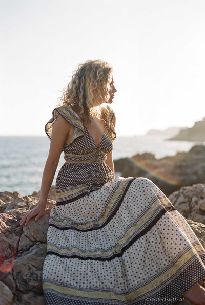 Yulia Maxi Dress - Multi - Dresses