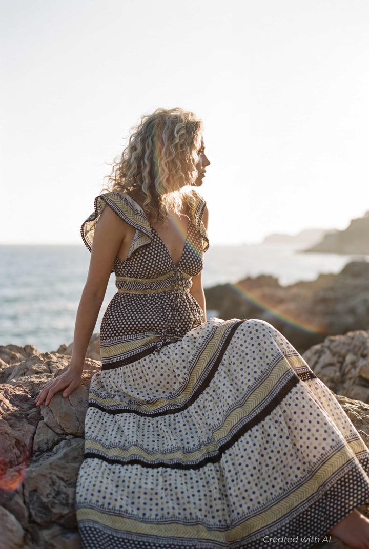 Yulia Maxi Dress - Multi - Dresses