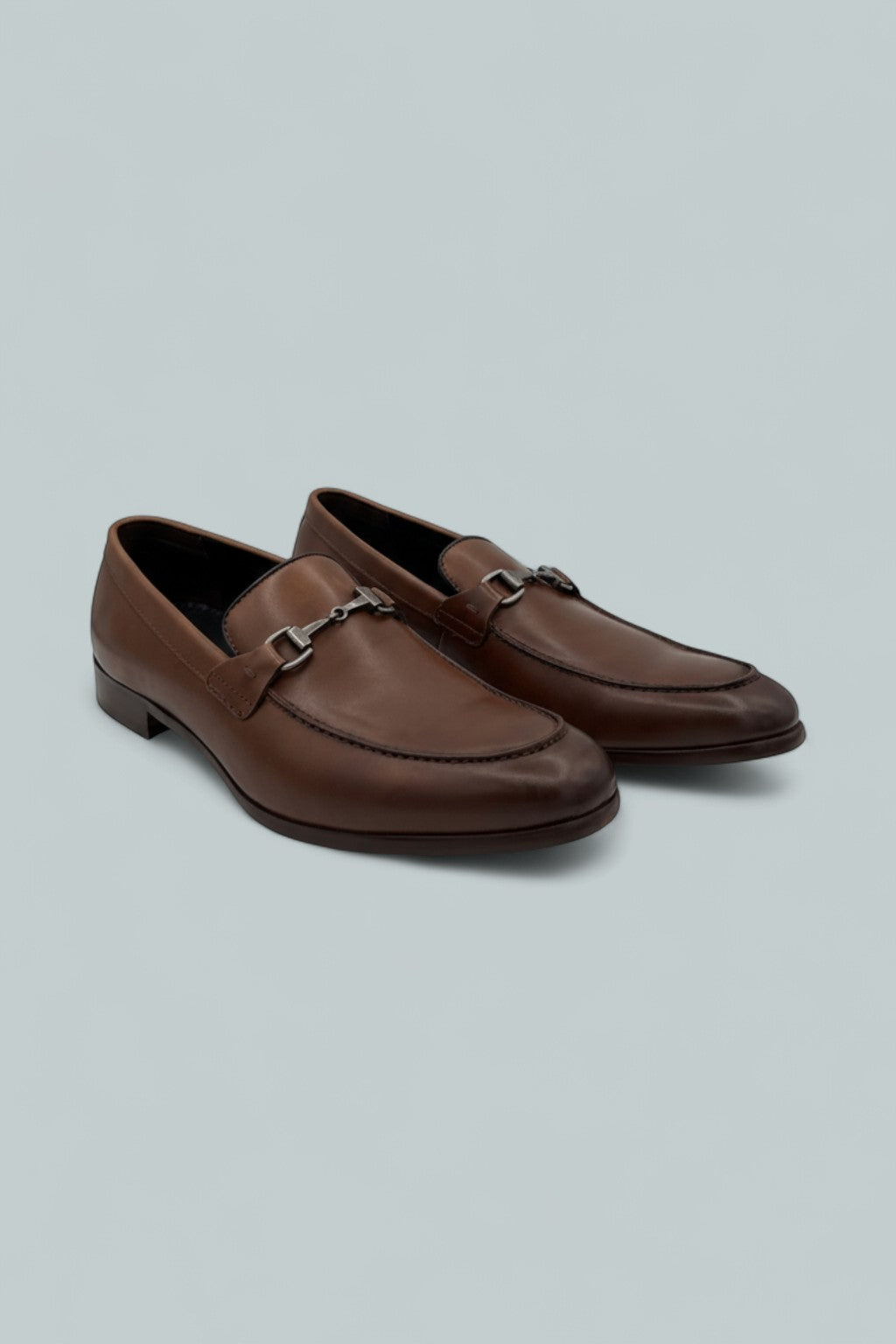 Men's Slip On Bit Loafers Exclusive - Cognac