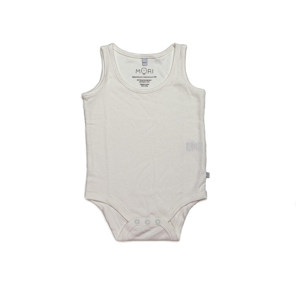 Sleeveless Bodysuit - White