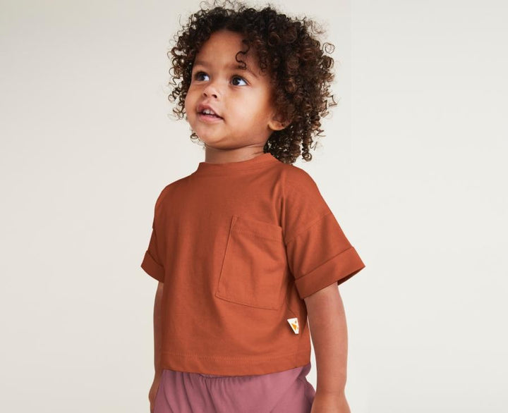Organic Cotton Tee - Rust