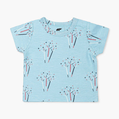 Short Sleeve Crewneck Tee - Sparkler Surprise