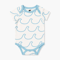 Short Sleeve Jack + Jill Bodysuit - Ocean Waves