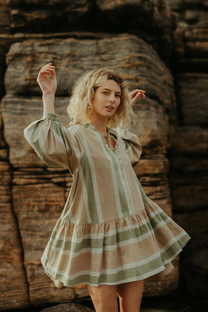 Manon Dress - Rhubarb