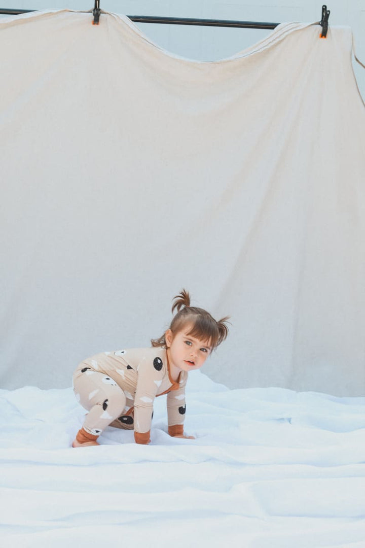 Bamboo Zip Romper - Sheep Dreams