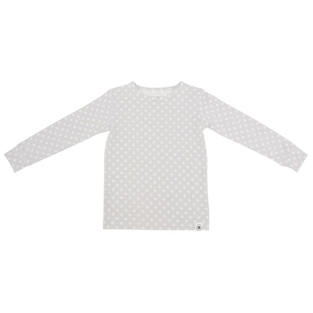 Big Kid Pajama - Stars Grey