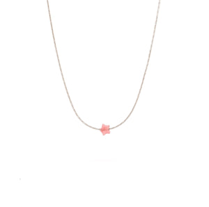 Jadeite Little Star ~ Red Jade - 925 Sterling Silver