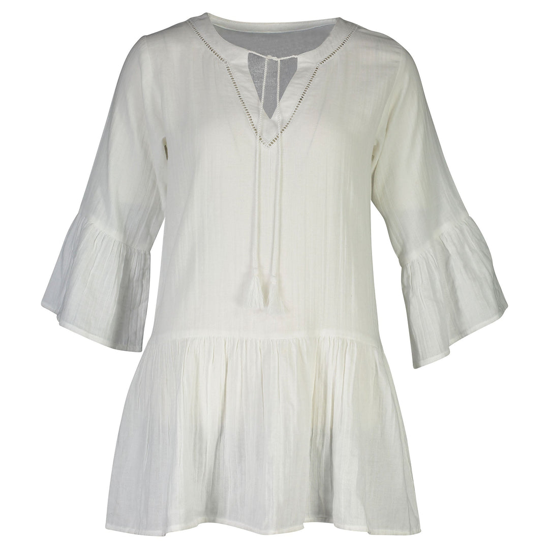 Ladies Gigi Beach Dress - White