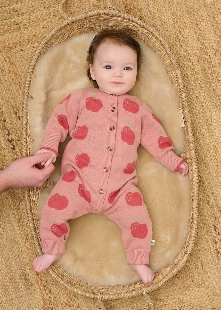 Archie and Attie Knit Set - Rosy