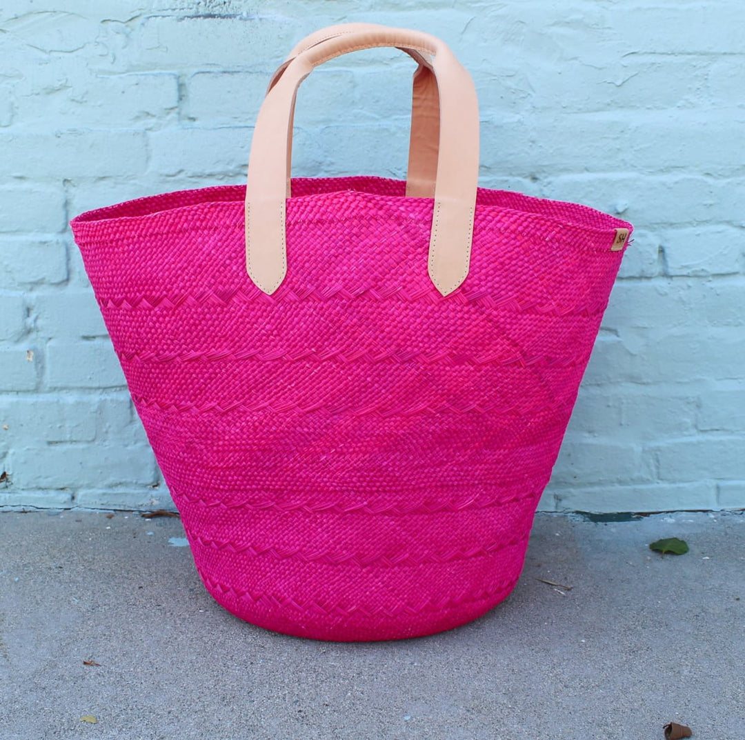 Maracaibo Hot Pink Large Basket