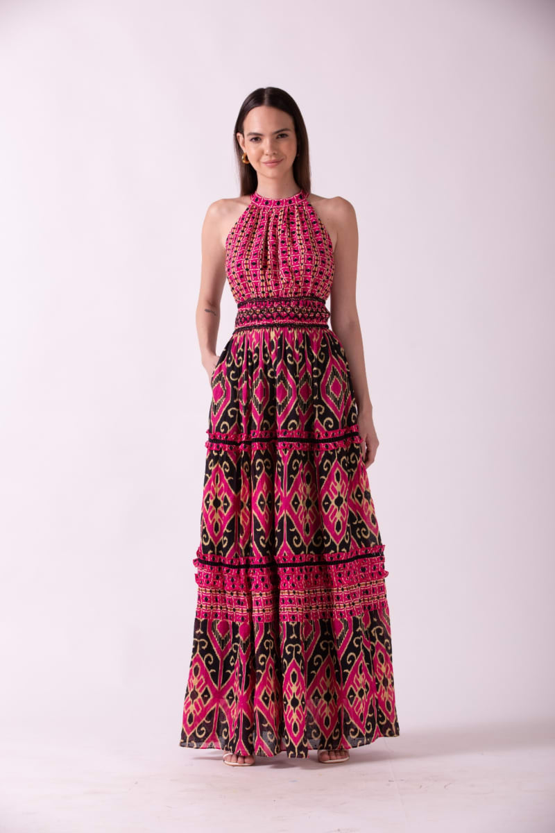 Larsya Maxi Dress - Black