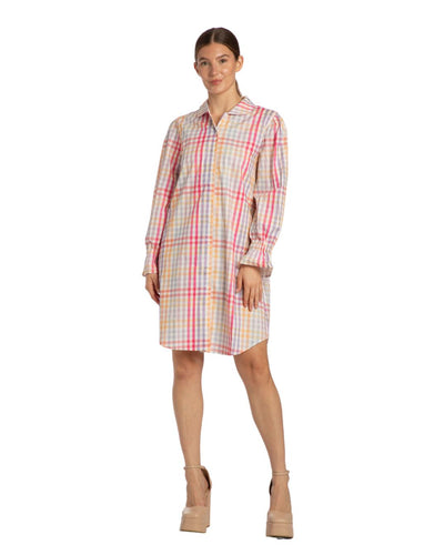 Gretchen Dress - Multi Gingham